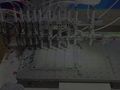 pvc silicone dispensing machine for patch making