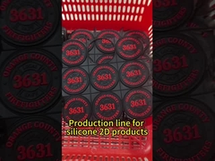 2D Silicone Trademark Logo Making Production Line