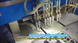 Automatic Silicone Earphone Case Making Machine PVC Dripping Machine