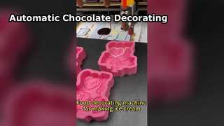 Full Automatic Chocolate Making Machine Food Decorating Machine