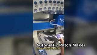 Automatic PVC Silicone Crafts Patch Dripping Machine