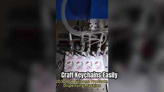 Silicone PVC Cartoon Kechains Dispensing Machine