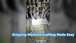 Silicone Label Dripping Machine PVC Craft Dolls Making Machine