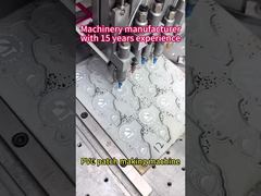 PVC Drip Molding Machine Silicone Dripping Machine for Making Patch Trademark Logo