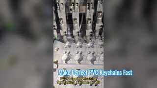 เครื่องทำพวงกุญแจ PVC 12 สีสำหรับทำงานฝีมือการ์ตูน 3D 2D