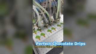 Машина для изготовления шоколадных конфет для капающего десертного печенья