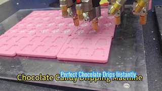 Macchina per la decorazione del cioccolato Macchina per il gocciolamento dei biscotti