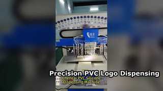 Automatic PVC Dispensing Machine Silicone Dripping Machine for Trademark Logo